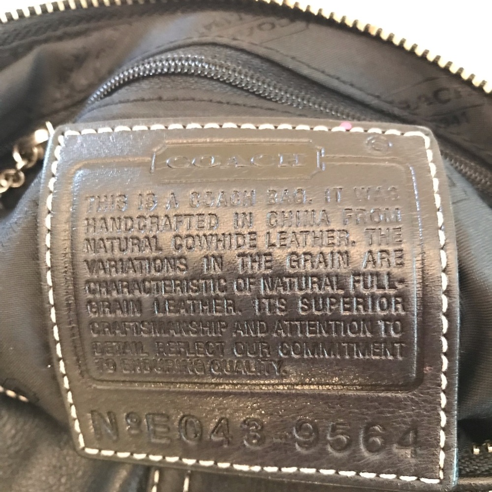 Black Coach Small Handbag